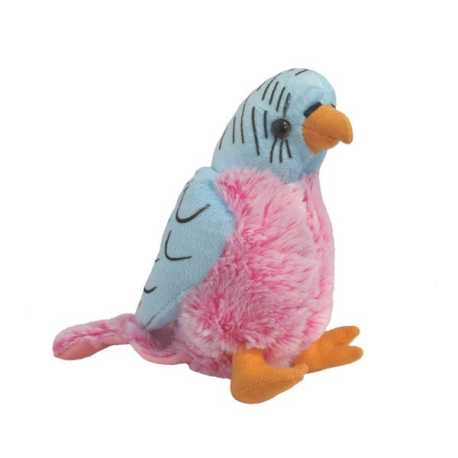 Papuga falista niebieska 17cm